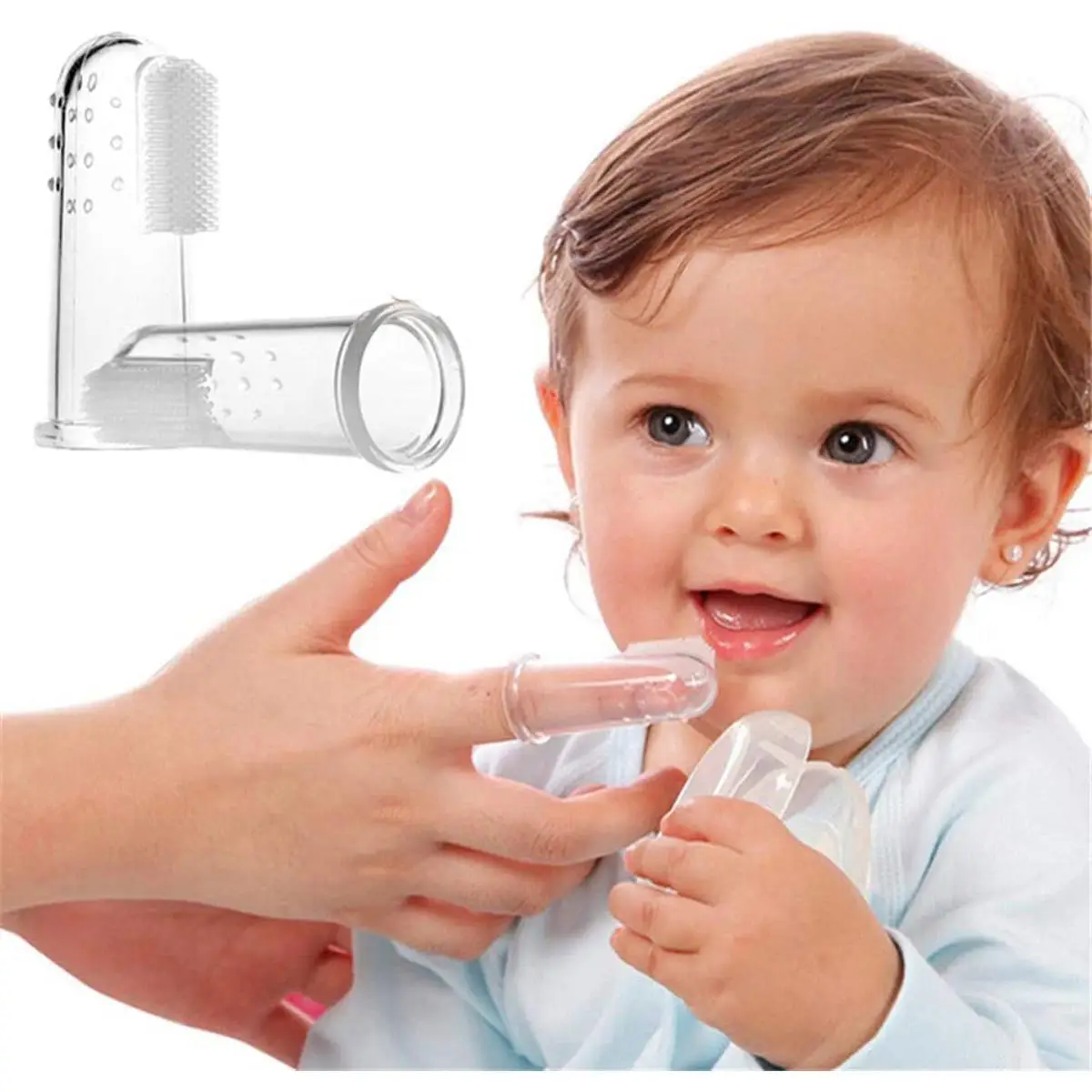 Baby Finger Tooth Brush - Transparent