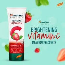 Himalaya Brightening Vitamin C Strawberry Face Wash