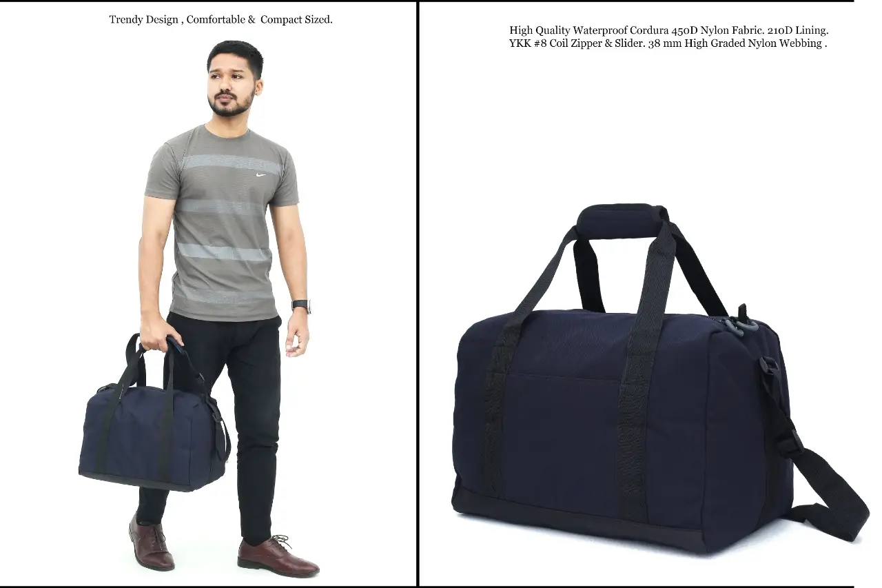 Bili Online 18L Unisex Gym & Travel Duffel Bag