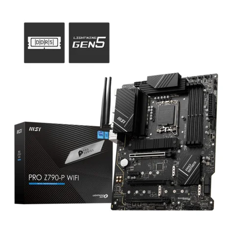 MSI PRO Z790-P WIFI DDR5 Intel 12/13/14th Gen ATX Motherboard