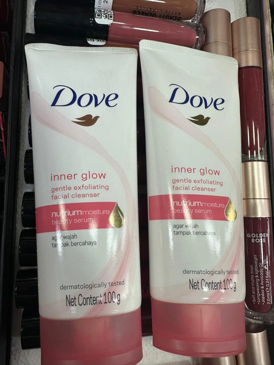 Dove Inner Glow Gentle Exfoliating Facial Cleanser