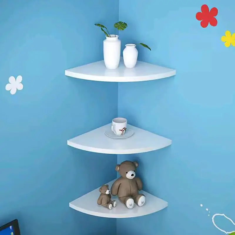 Wall Mount Projector Storage Rack Corner Shelf Kitchen shelf