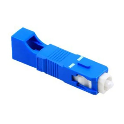 OTECH LC/UPC Female to SC/UPC Male Simplex Single Mode Hybrid Fiber Optical Adapter