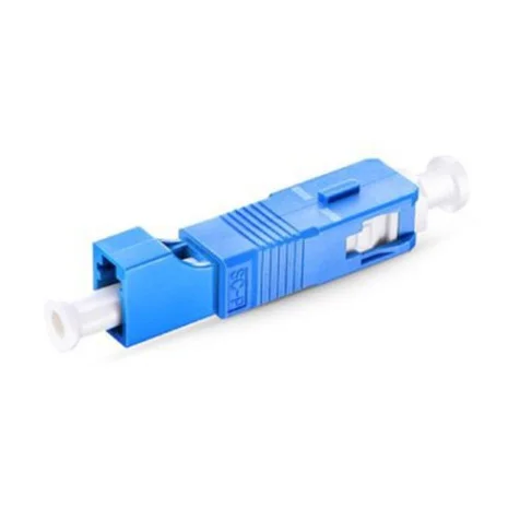 OTECH LC/UPC Female to SC/UPC Male Simplex Single Mode Hybrid Fiber Optical Adapter