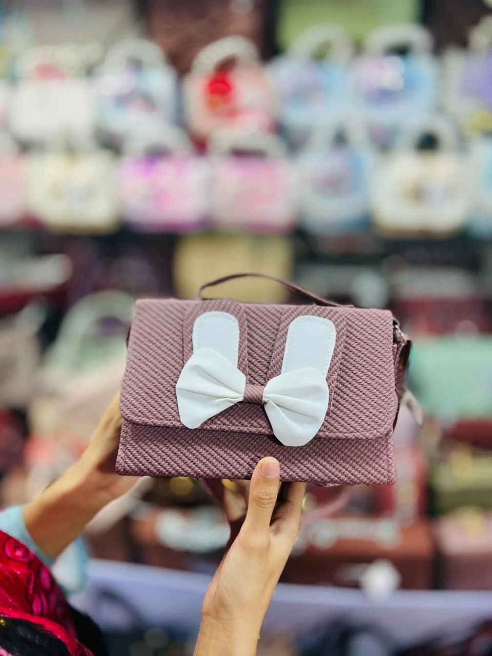 Cute Rabbit Ear Fashion Handbag – Stylish & Unique Look!