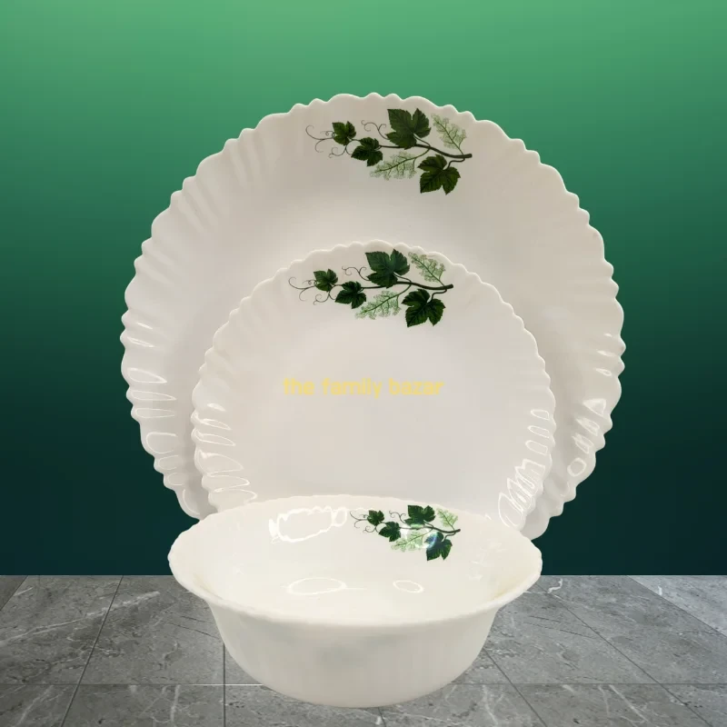 32Pcs Dinner Set-Green Classic