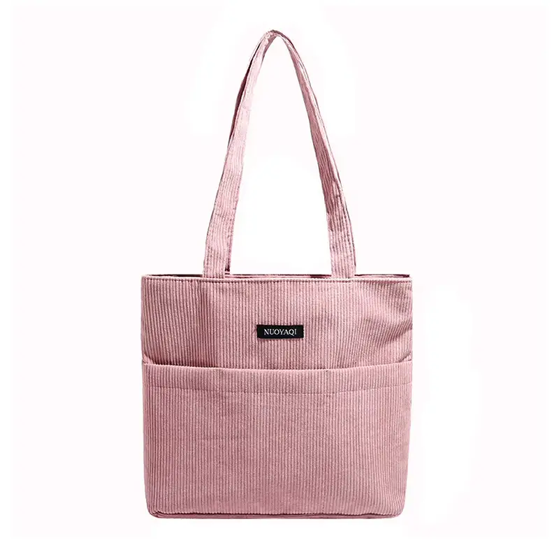 TAG Lifestyle Women’s Corduroy Shopping & Travel Tote
