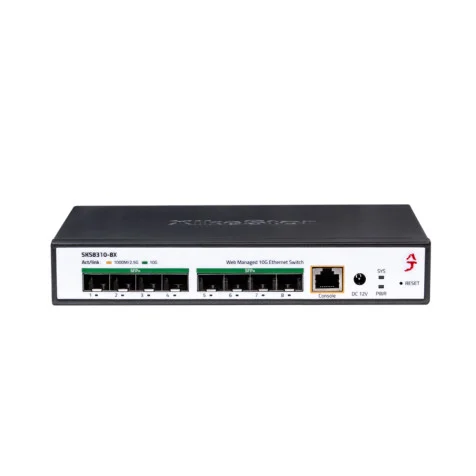 XikeStor 8-Port 10G SFP+ 4x10G SFP+ 4x10GBase-T RJ45 L2 Managed Ethernet Network Switch