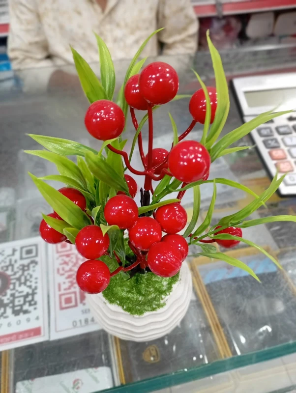 Artificial Flower Top Perfect for focusing on the bold color of the arrangement, Gives a warm, seasonal feel to the display.