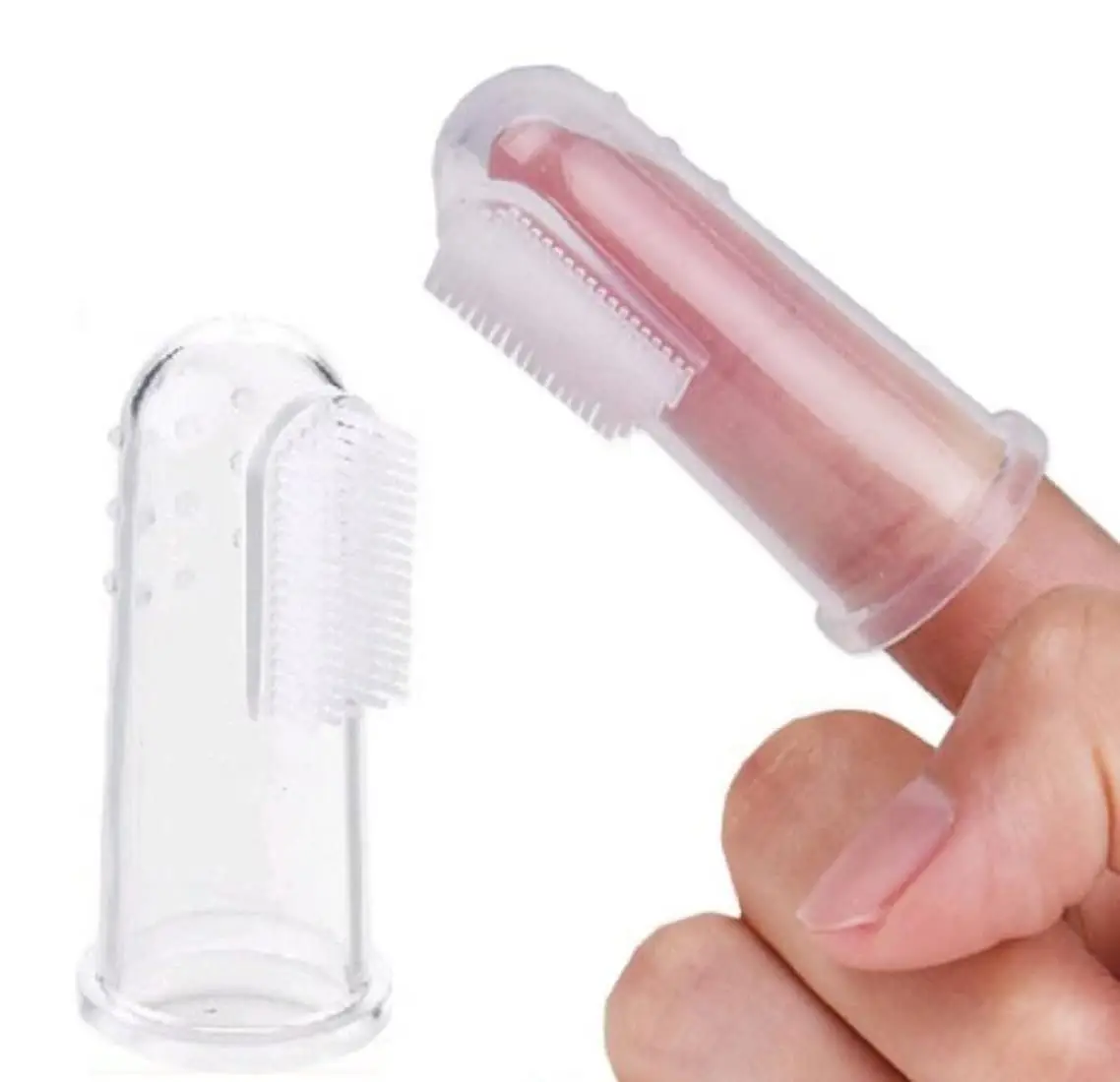 Baby Finger Tooth Brush - Transparent